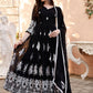 Embroidered Georgette Stitched Anarkali Gown With dupatta