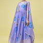Printed Georgette Stitched Anarkali Gown With Dupatta
