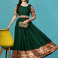 Women Woven Georgette Stitched Anarkali Gown