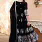 Embroidered Georgette Stitched Anarkali Gown With dupatta