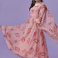 Printed Georgette Stitched Anarkali Gown With Dupatta