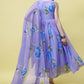 Printed Georgette Stitched Anarkali Gown With Dupatta