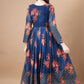 Embroidered  Georgette Stitched Anarkali Gown