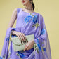 Printed Georgette Stitched Anarkali Gown With Dupatta