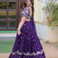 Women's Georgette Embroidered Lehenga Choli Set For Women (Jublee)