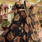 Printed Semi Stitched Lehenga Choli  Dupatta Set