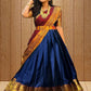 Women Woven Design  Jacquard  Un-Stitched Lehenga Choli  Dupatta Set