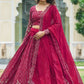 Embellished Semi Stitched Lehenga Choli  (Pink)