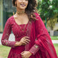 Embellished Semi Stitched Lehenga Choli  (Pink)