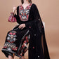 Women Georgette Kurta Palazzo Dupatta Set