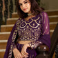 Embroidered, Embellished Semi Stitched Lehenga Choli  (Purple)