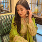 Chinnon Embroidered Pakistani Kurta Pant & Dupatta Set