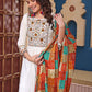 Women Silk Kurta Pant Dupatta Set