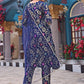 Women Jacquard Roopa Kurta Pant Dupatta Set