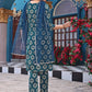 Women Jacquard Kurta Pant Dupatta Set