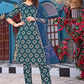 Women Jacquard Kurta Pant Dupatta Set
