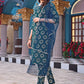 Women Jacquard Kurta Pant Dupatta Set