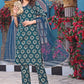 Women Jacquard Kurta Pant Dupatta Set