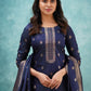 Women Silk  Kurta Pant Dupatta Set