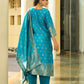 Women Jacquard Kurta Pant Dupatta Set