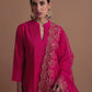 Women Silk  Kurta Pant Dupatta Set