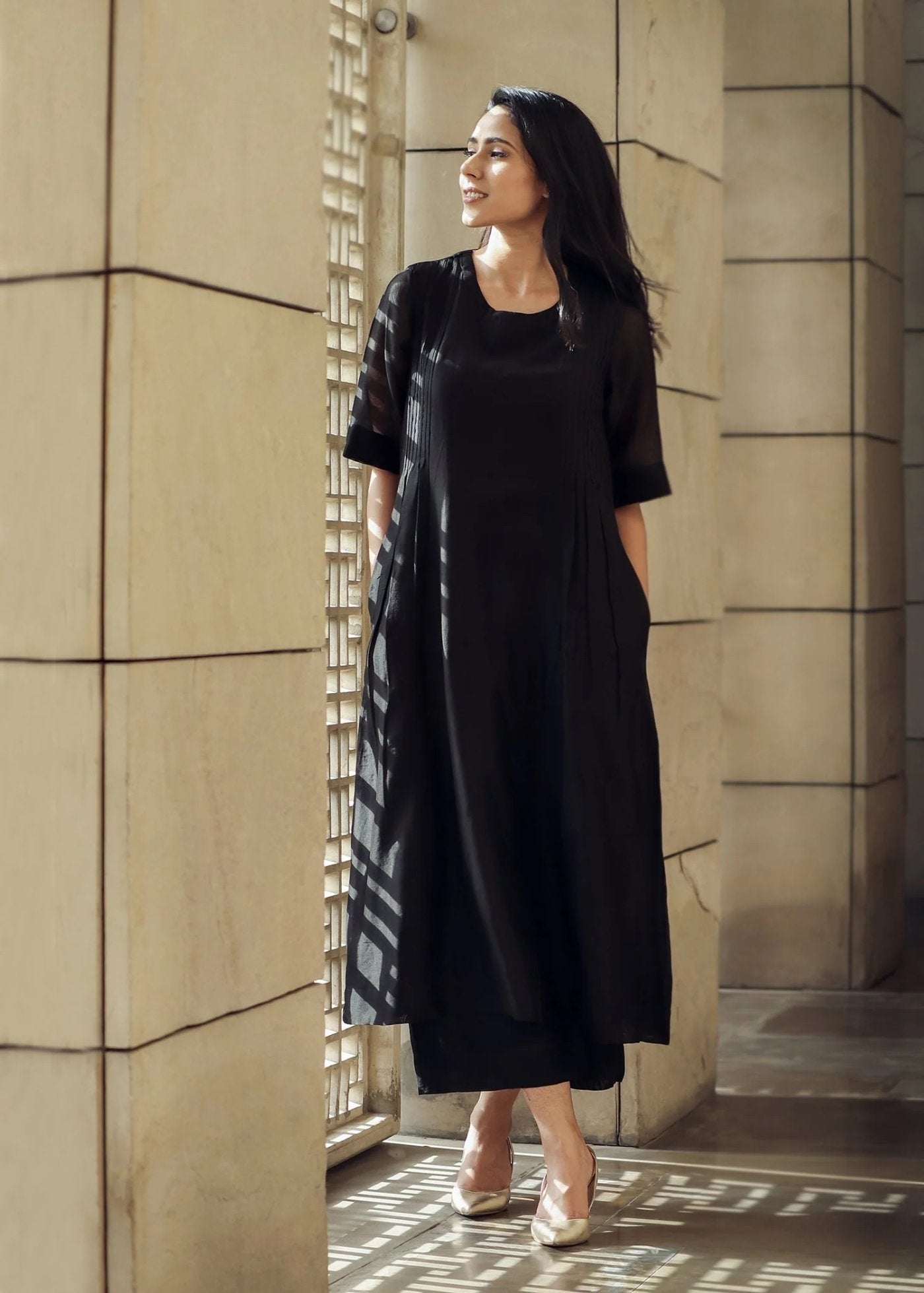 Women Silk Kurta Pant Dupatta Set