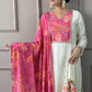 Women Silk Kurta Pant Dupatta Set