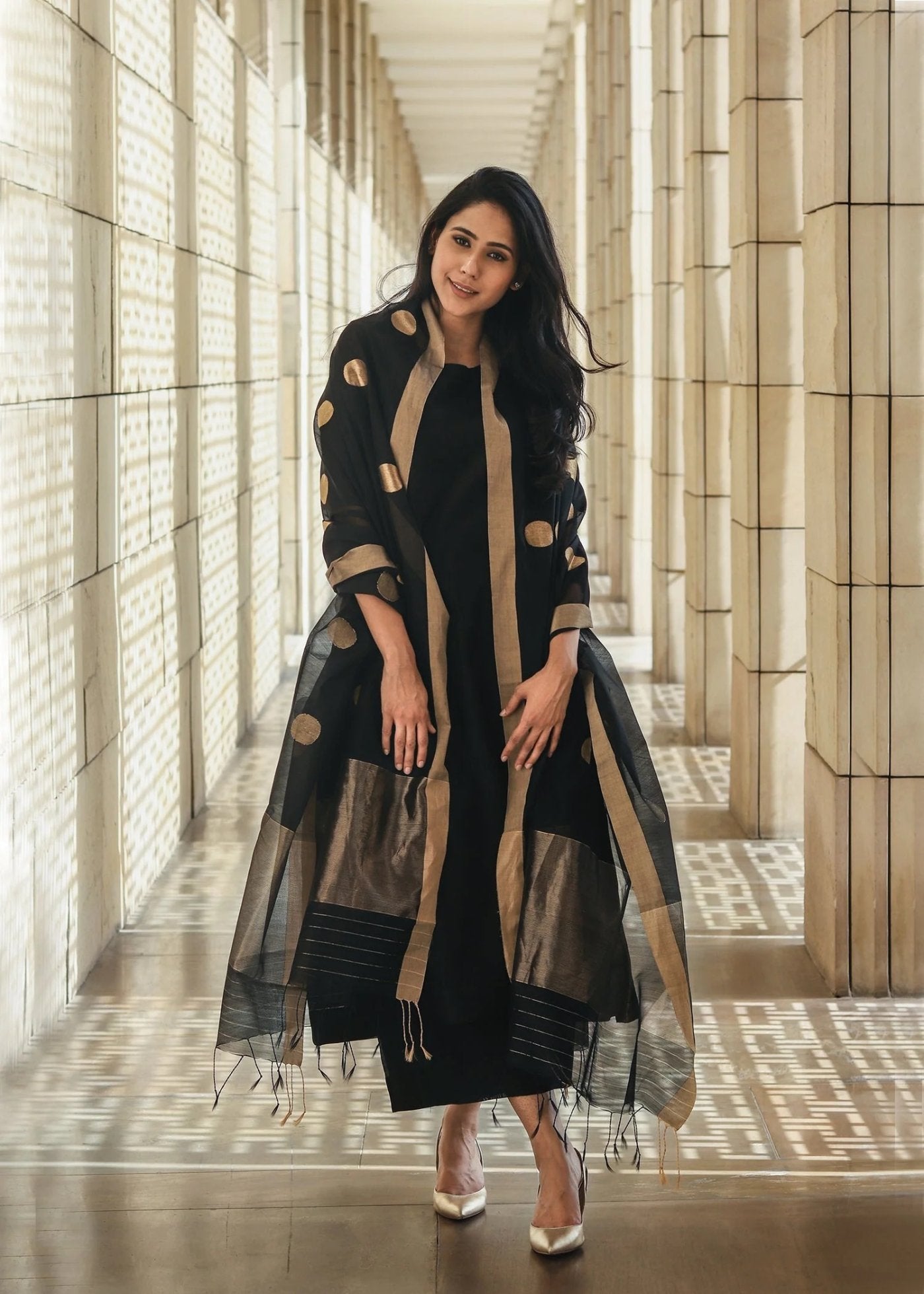 Women Silk Kurta Pant Dupatta Set