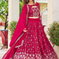 Embellished Semi Stitched Lehenga Choli  (Pink)