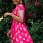 Women Woven Jacquard Stitched Anarkali Gown