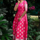 Women Woven Jacquard Stitched Anarkali Gown