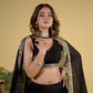 Embroidered Semi Stitched Lehenga Choli Dupatta Set