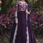 Woven Embroidered Georgette Art Silk Stitched Anarkali Gown