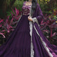 Woven Embroidered Georgette Art Silk Stitched Anarkali Gown