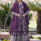 Women Woven, Embroidered Art Silk Stitched Anarkali Gown With Dupatta