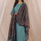 Women Silk  SkyBlue Kurta Pant Dupatta Set