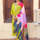 Women Silk  Fivestar Kurta Pant Dupatta Set
