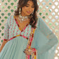 Embroidered Georgette Stitched Anarkali Hiramandi Gown