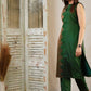 Women Silk Prism Kurta Pant Dupatta Set