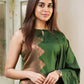 Women Silk Prism Kurta Pant Dupatta Set