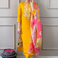 Women Silk Begum Kurta Pant Dupatta Set