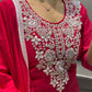 Women Silk Bids  Kurta Pant Dupatta Set