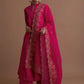 Women Silk  Kurta Pant Dupatta Set