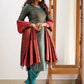 Women Jacquard Kurta Pant Dupatta Set